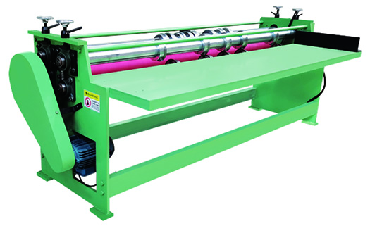 Separating and crimping machine